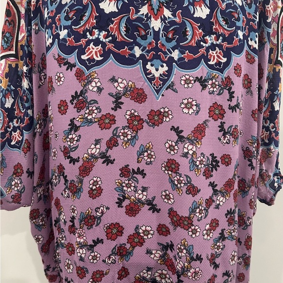 Time & Tru Floral Kimono - Picture 4 of 4